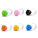 Zooshine BRBD Set of 6 Waterproof Silicone Swimming Nose Clip Plugs for Adults Children Age 7+ (6 Pack)