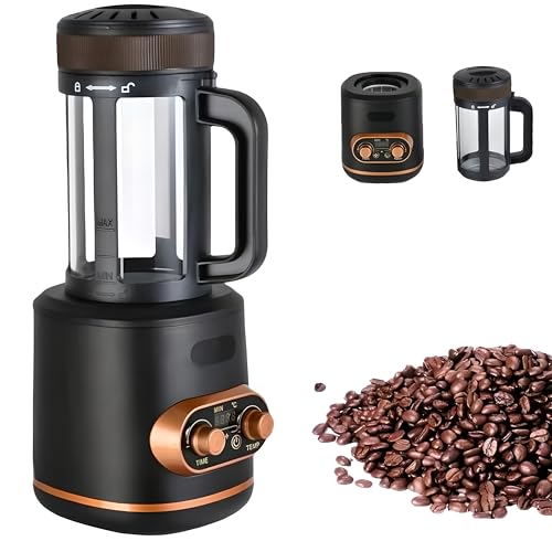 Tostatrice elettrica per caffè, con Regolazione della Temperatura (0-240 ℃) e Timer, tostatrice Automatica per caffè ad Aria, capacità Massima 300 G, per Bar, ristoranti, uffici Domestici