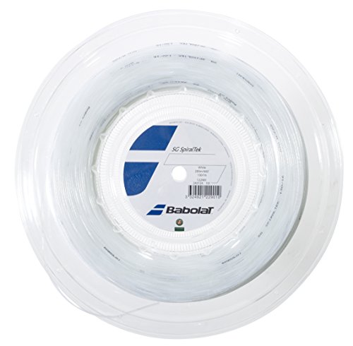 Babolat Unisex's Sg Spiraltek String, White, Size 125/200 m