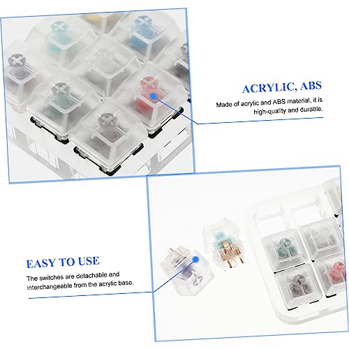 Probador de ejes para solucionar fallas y testear mecanismos con base transparente acrílica 5