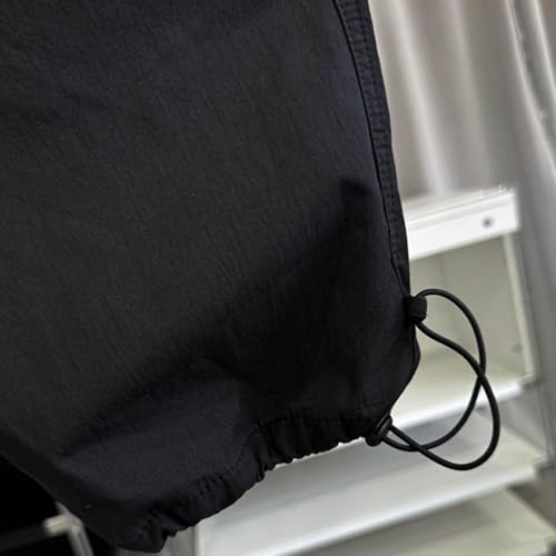 Boys Cargo Pants Casual Drawstring Elastic Waist Trousers Trendy Lounge Solid Color School Pants for Boys 5-15 Years4