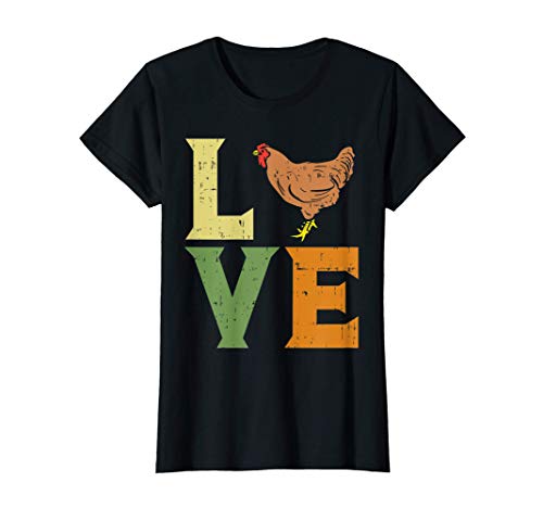 Love Chicken Farm Animal Farming Farmer Women Girls Gift Maglietta