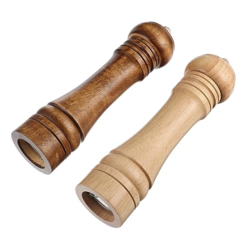 GRIRIW 2 Pcs Pepper Grinder Sea Salt Mills Manual Pepper Pepper for Grinders Pepper Grinding Tool Pepper Crusher Moledor De Cafe En Grano Salt and Pepper Ceramic Grinding Core