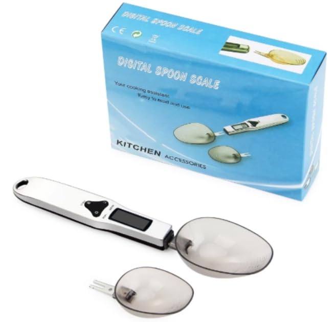 500g/0.1g Digital Spoon Scale LCD Digital Precision Laboratory Scales