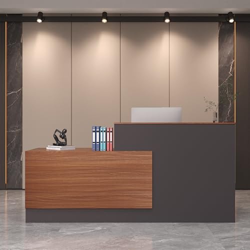 LayBurst L-Shaped Reception Desk