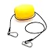 SAMSFX Kayak Float Drift Anchor Tow Nylon Rope Tow Line with EVA Buoy 304 Stainless Steel Clips Accessory