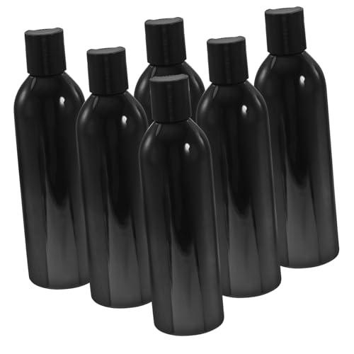 KAILIKETIY 6個プレス式蓋 旅行用携帯ボトル 空容器 シャンプー ローション用 再利用可能 液漏れ防止設計