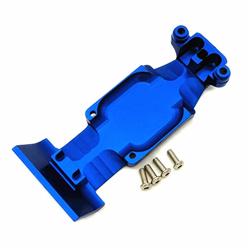 for 1/10 RC Upgrade Parts E-Revo Revo Aluminium Rear Skid Plate for 5337-1pc Set Blue