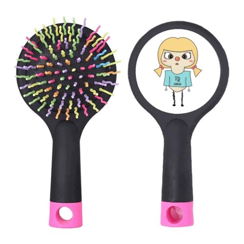 Brosse à cheveux démêlante UU coussin Virgo Constellation Luck