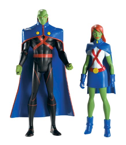 LEADD DC Universe Young Justice 2-Pack Martian Manhunter & Miss Martian