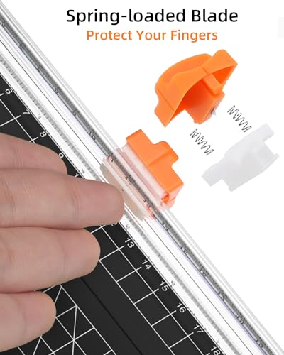 Image of Firbon A5 Paper Cutter, Small Straight Paper Trimmer with Side Ruler