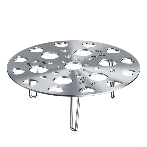 The Kitchen Companion - Bandeja de vapor de acero inoxidable fiable con características prácticas (21 cm, plateado)