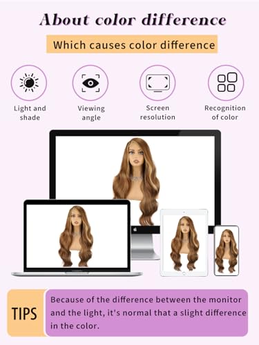 NOSTALGIA Right Side Part Body Wave Synthetic Wig, Honey Blonde - image 5