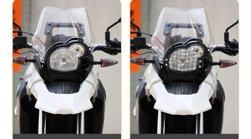 Protection phare moto G650GS cache robuste de qualité supérieure noir - 2