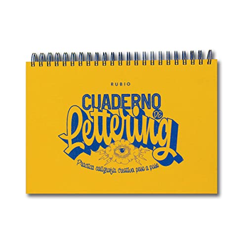 Cuaderno de lettering. Practica caligrafía creativa paso a paso | RUBIO lettering