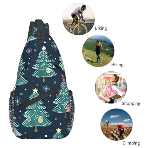 Morrales de Pecho Xmas Tree Ball para Hombre y Mujer miniatura 6