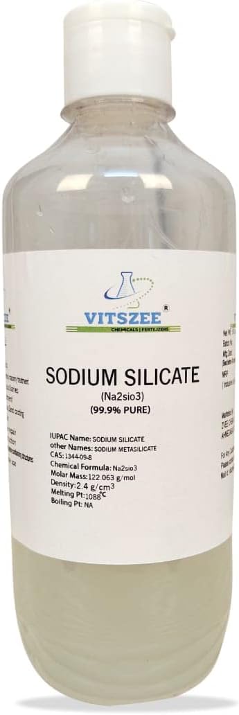 VITSZEE Pure Sodium Silicate 500Gm (Pack of 2) Total 1Kg