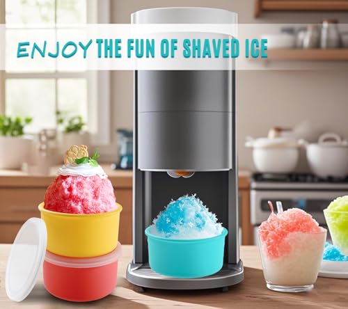 Molde de silicona para hielo raspado con tapa, pack de 3 miniatura 5
