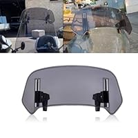 LSYQFB Windschild Für Moto Guzzi Stelvio 2008-2024 | Erhöhte Windschutzscheibe Aus ABS