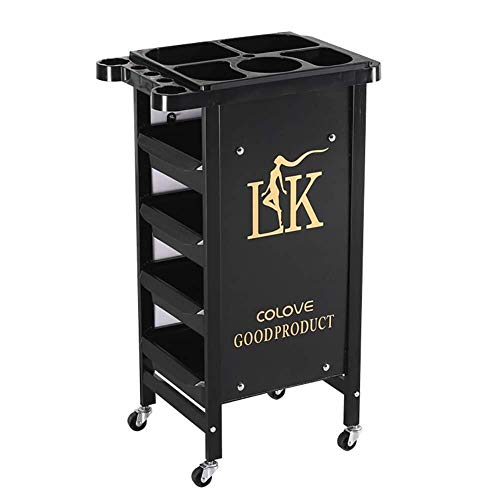 HYY-YY Hospital Trolley Medical Supplies RackMedical Cart Tool Beauty Cart with 4 Drawer Salon Rolling Trolley for Stylist Hairdresser 20 Kg Capacity Spa Utility Cart Equipment with Appliance Hol