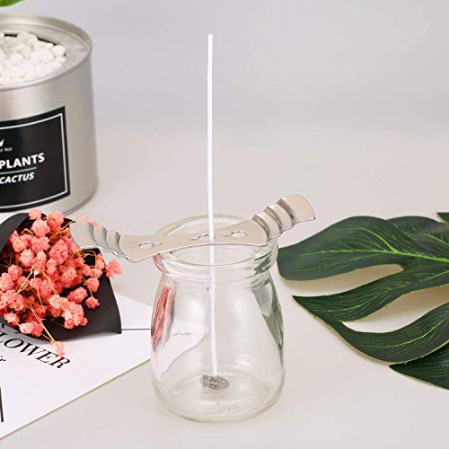 Harapu Cotton Candle Wick 8\" Pre-Waxed Low Smoke Wick for Candle Making,Candle DIY, 50 Pcs - Thumbnail 4
