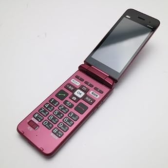 au Simple Smartphone KYF41 Wine Red【SIM Free Unlocked】【Can be used with au, Docomo, Softbank】