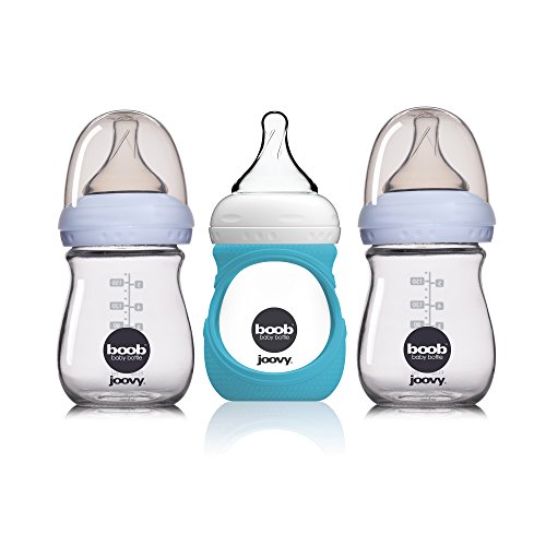 JOOVY Boob Glass Bottle 3-pack, 5oz