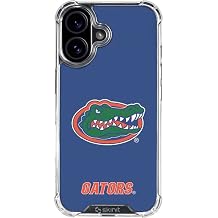 Skinit Clear Phone Case Compatible with iPhone 16 - Officially Licensed University of Florida Gators Mascot Blue Design