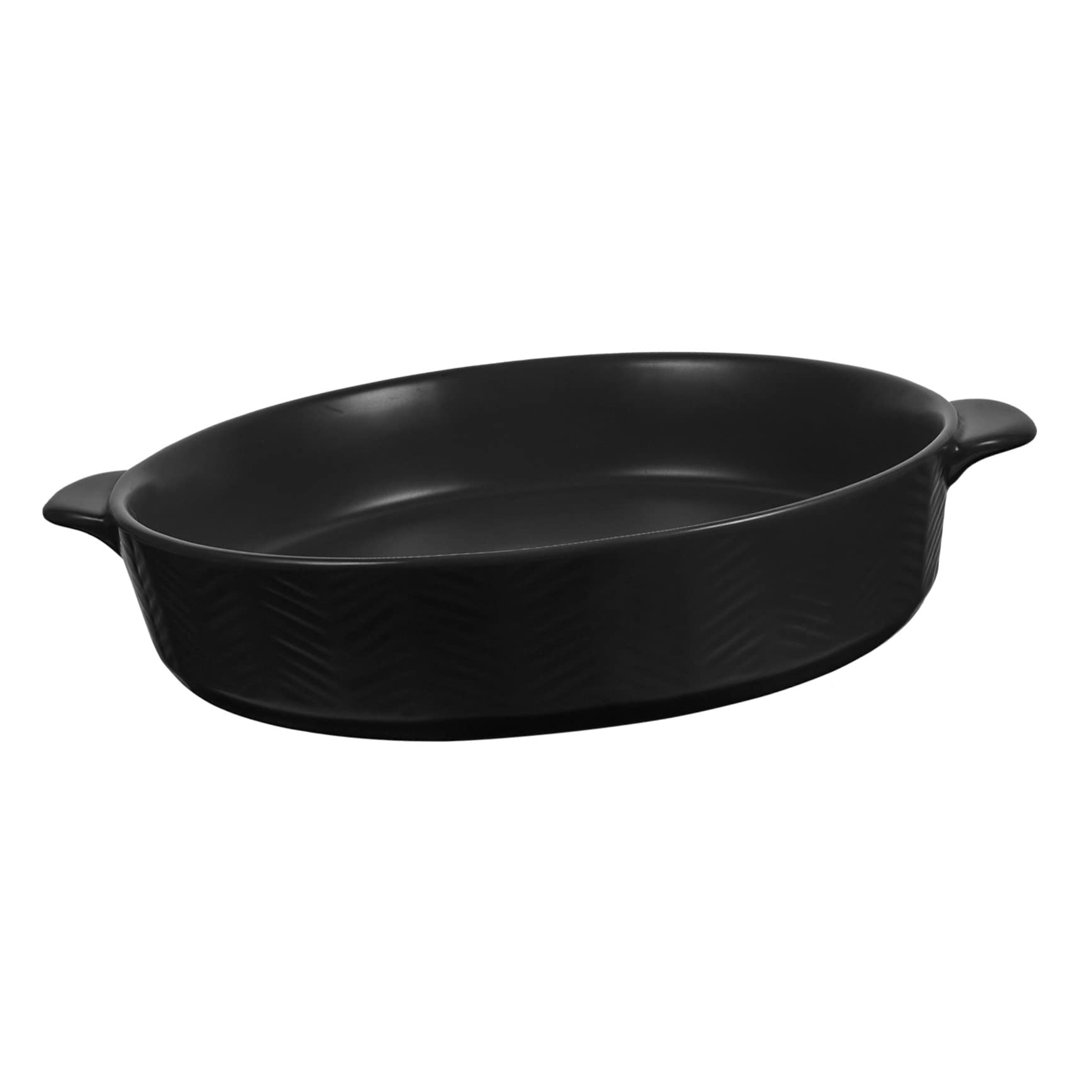 POPETPOP Naczynie Do Pieczenia Ceramiczne z Uchwytami Do Lasagne i Odporne Wysoką Temperaturę Do Piekarnika i Mikrofalówki Czarne Sztuka