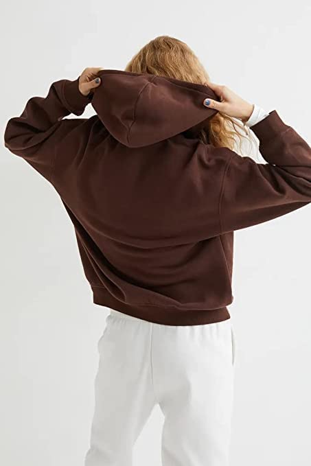 Image of Full Sleeve Cotton Zipper Hooded Hoodie for Woman
