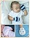 RATIVE Baby Mittens Gloves No Scratch Organic Cotton for Newborn 0-6 Months Baby Essentials Must Haves for 0-6 Months Boys Girls (6 Pairs/MB-67)