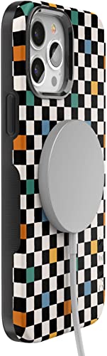 Casely Iphone 13 Pro Max Case | Compatible With Magsafe | Old Skool | Retro Checkerboard Case #TOP6