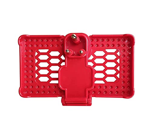 EXPRO Wall Stand for Charging Backcase for Mobile Just Fit in Socket and Hang/Backcase Adapter for Mobile Charging Stand (RED) - Image 4