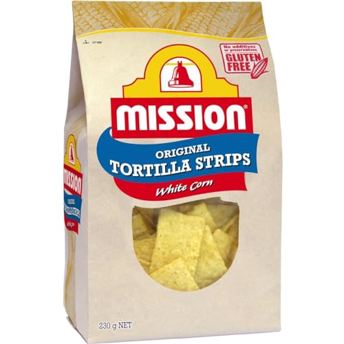 Mission Tortilla Chips White Corn 230g