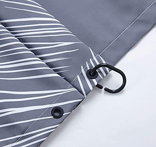 Rideau de douche en polyester 200X220cm anti-moisissure