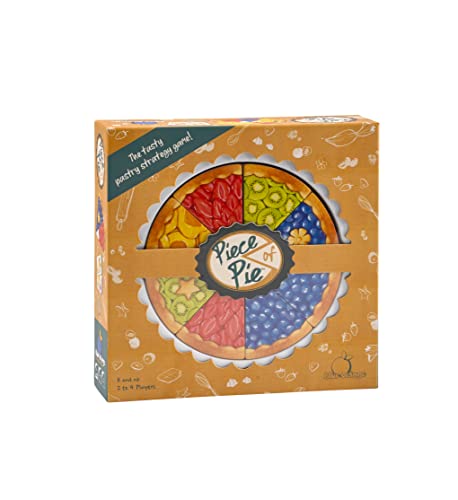 Family enjoying pie-themed board games