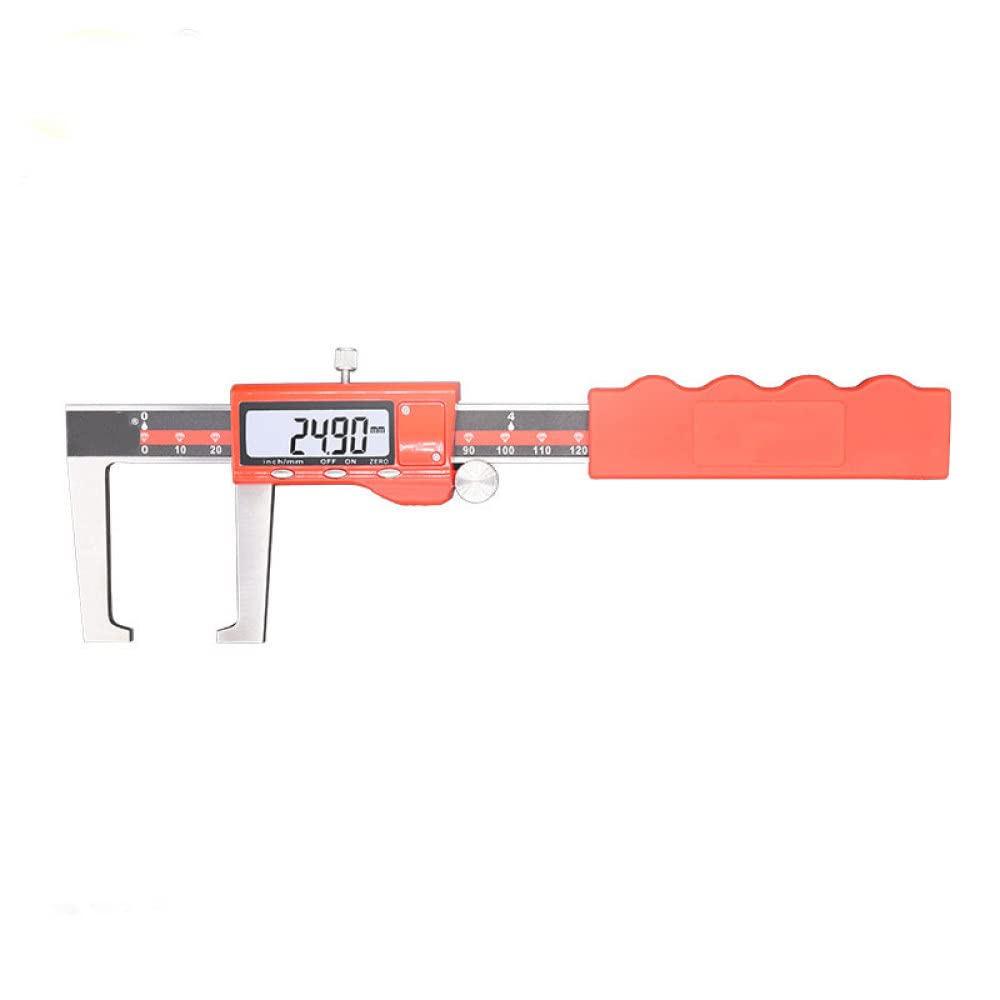 TopHomer Digitaler Messschieber, IP54 wasserdicht, 0-150 mm, elektronisches Messwerkzeug, Messschieber mit LCD-Bildschirm für Bremsscheibe