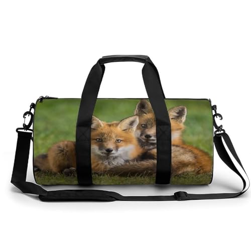 Sac de voyage gym Renard Naturel duffel bag randonnée 45cm