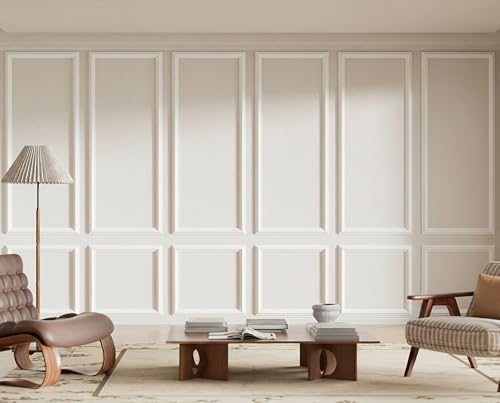 Staycalis Home Precut Wall Molding Kit, Paintable Wainscoting Panels by Staycalis Home - Used condition - US$72.42