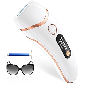 Haarlosy IPL-apparaten ontharingslaser – 3-in-1 & pijnloos, langdurig laserontharing voor vrouwen en mannen thuis, voor het hele lichaam, 9 niveaus en 999.900 flitsen
