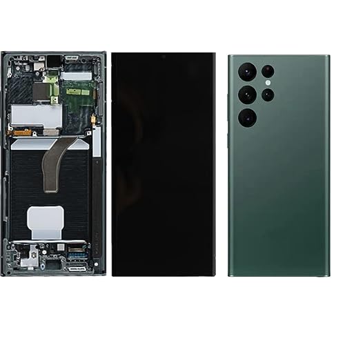 Tela LCD de reposição original de 6,8 polegadas para Samsung S22 Ultra Display Touch Screen Digitali