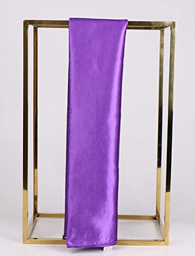 ASUITOFK 35" Womens Large Satin Square Scarf Silk Feeling Hair Wrapping Gift Headscarf Scarves3