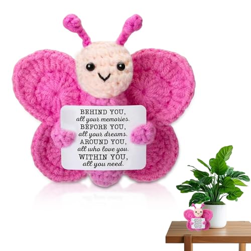 SPERMUOY Pocket Hug Schmetterling Positive Geschenke,Glück...