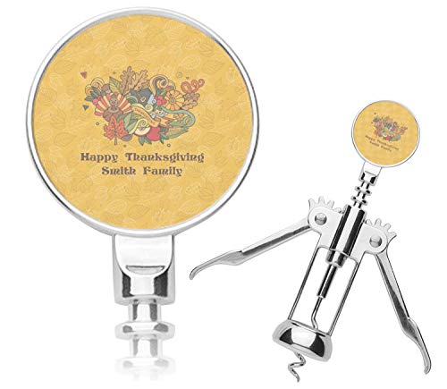 Personalized Happy Thanksgiving Corkscrew