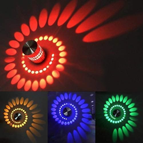 Smartway 4 Watt Spiral Led Decorative Wall Lamp With Remote