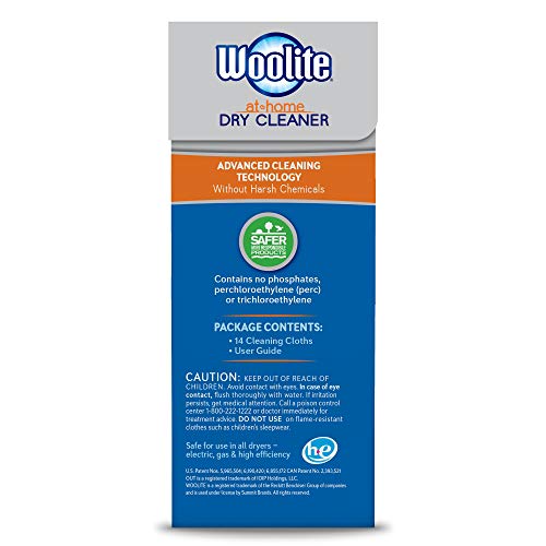 Woolite At-Home Dry Cleaner, Fresh Scent, 42 Cloths