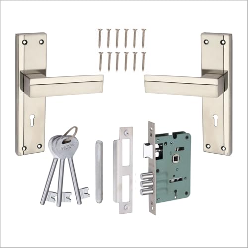 Image of MILTON 8 INCH Stainless Steel Mortise Lock Set - MSS - BEKO - 8