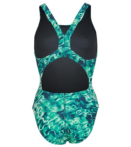 Essential Solid Wide Strap One Piece Swimsuit – Girl’s Athletic Training Bathing Suit, Full Coverage, UPF 50+, Lined2