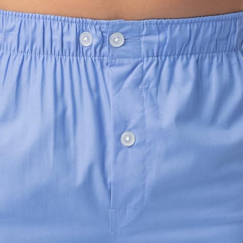 Image of Fruit of the Loom Men's Broadcloth Short Sleeve Top and Long Pants Pajama Set