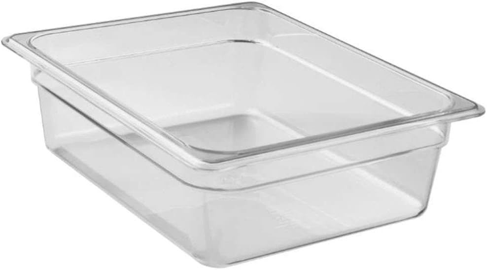 Cambro Clear Camwear Half Size Food Pan, 4 H